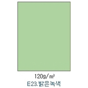 10756) 플라잉칼라 E23 밝은녹색 (A3/120g/100매)