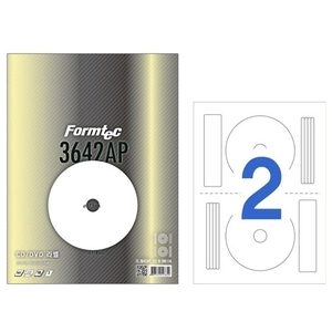 12401) CD/DVD라벨 CL3642AP (2CD/100매/레이저용)